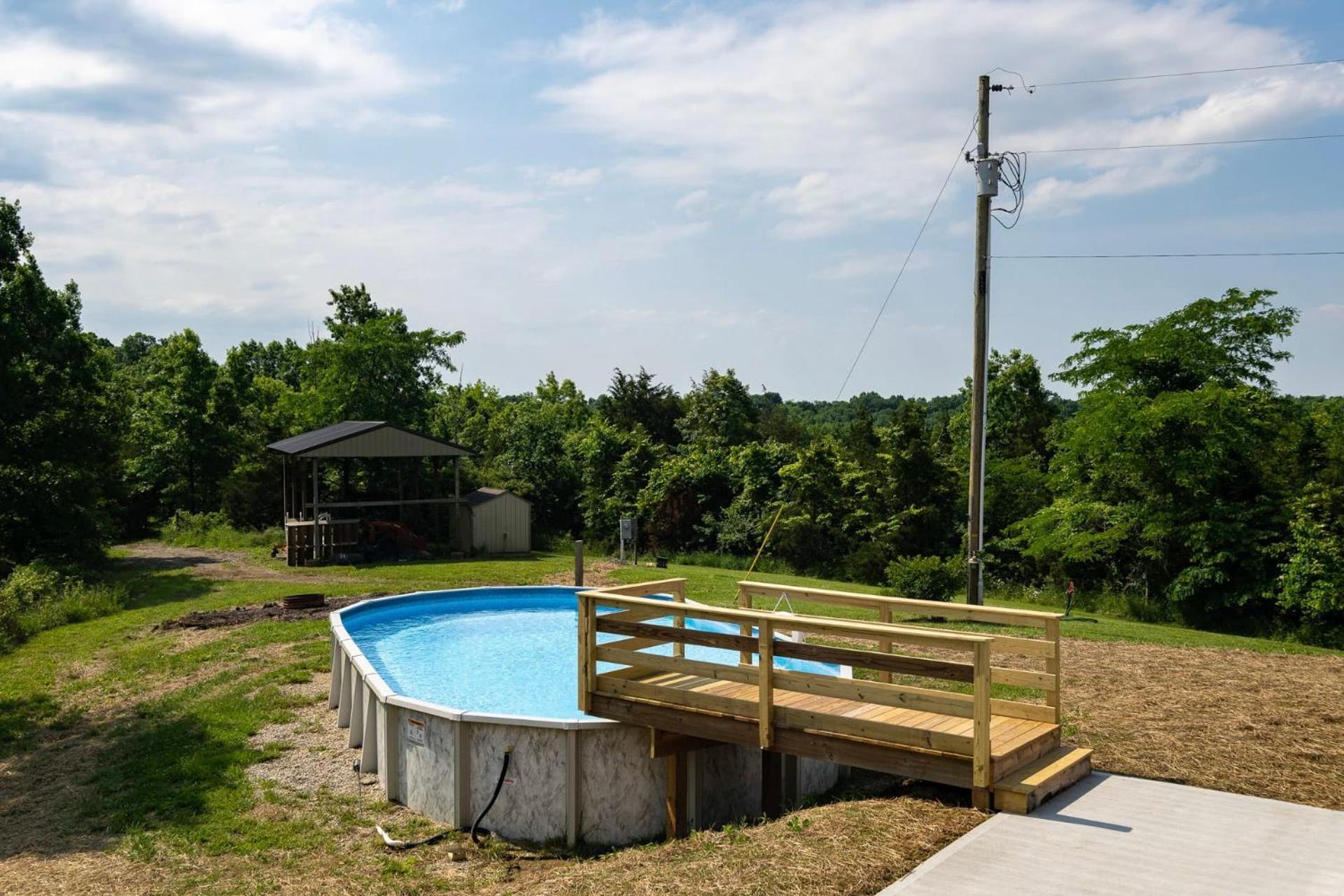 Willa 80 Acre Retreat With Pool - Minutes To Ark - Sleeps 15 Williamstown Zewnętrze zdjęcie